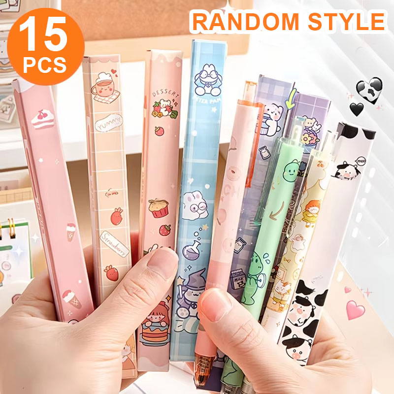 Office Stationery Supply Business - 15 stylos gel individuels dans une