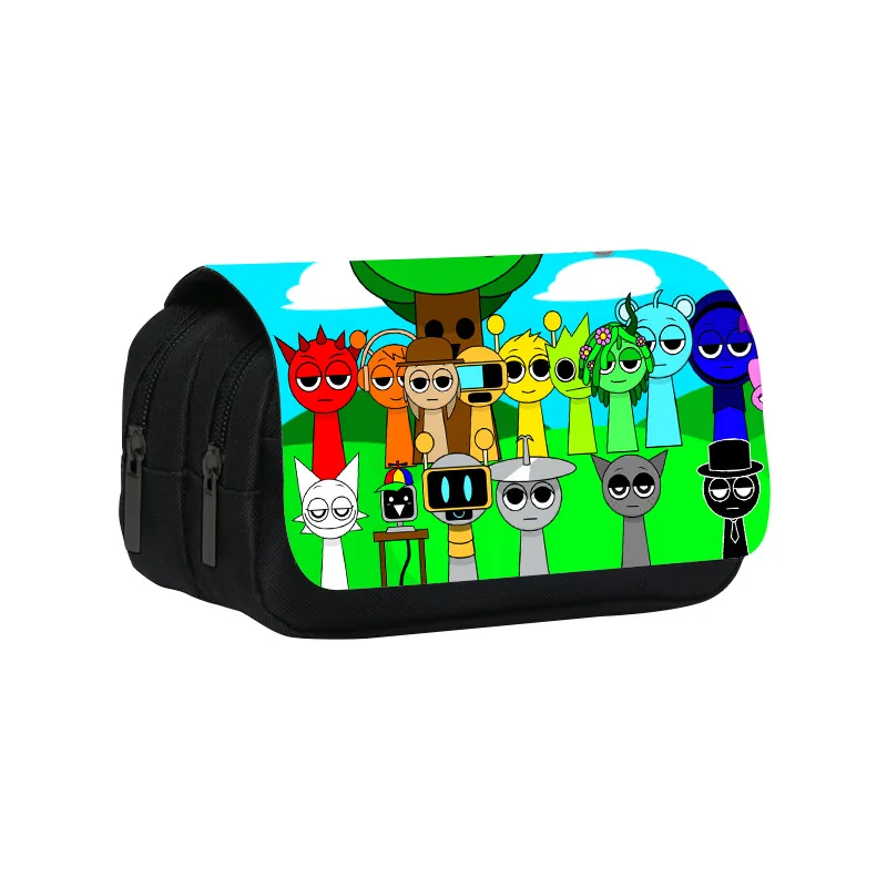 Pencil Case Large - Sprunki Sac à stylos scolaire classique