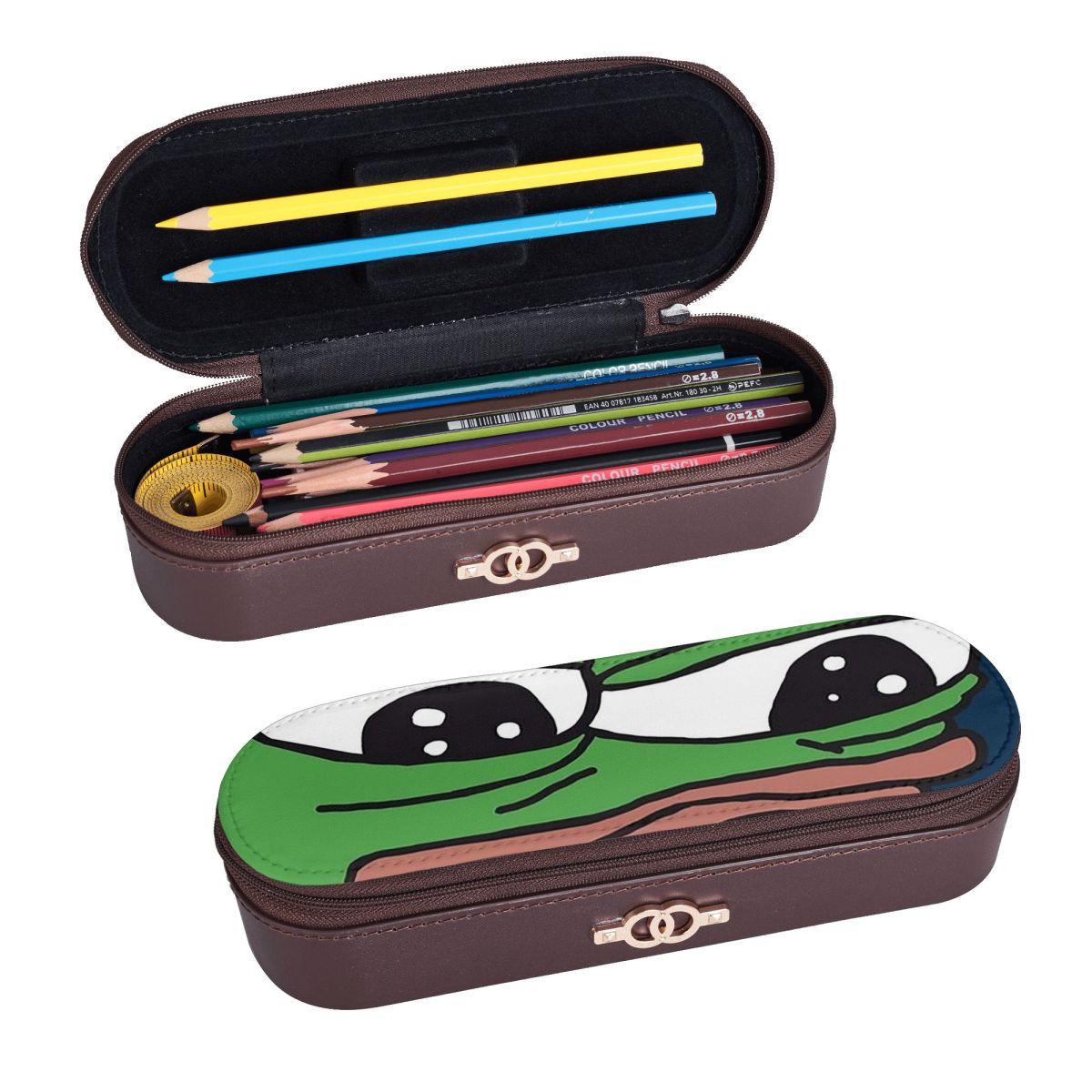 Stationery And Office Supply Stores - Étui à crayons en cuir de