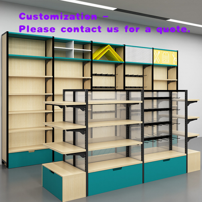 Stationery And Office Supply Stores - Étagère de présentation sur mesure pour