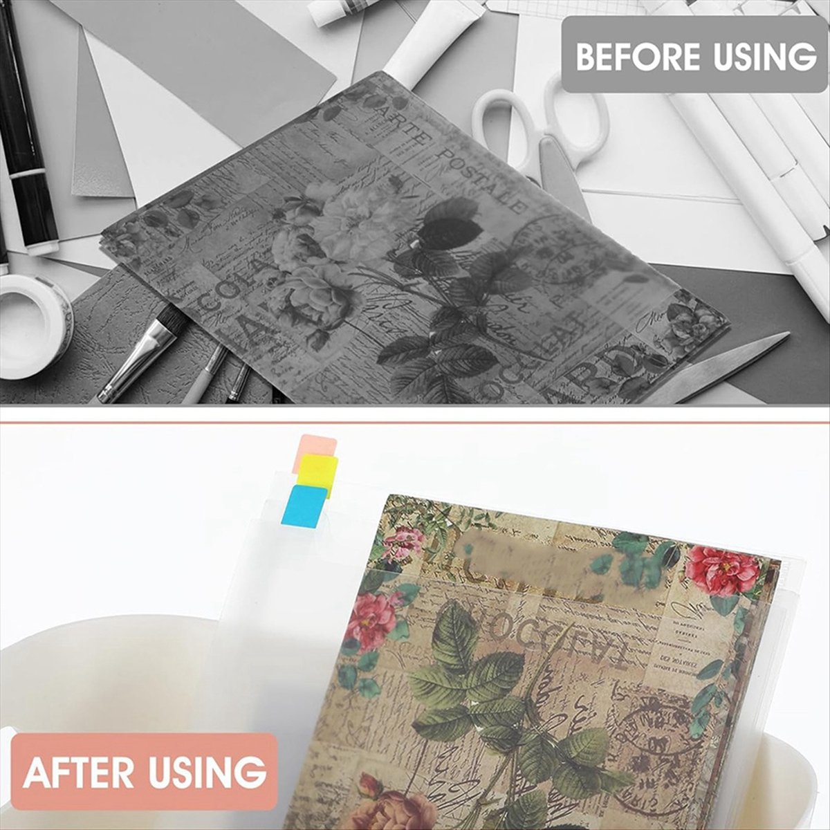 Cardstock Paper Pack - 【BAAQ】 Paquet de 60 organisateurs de
