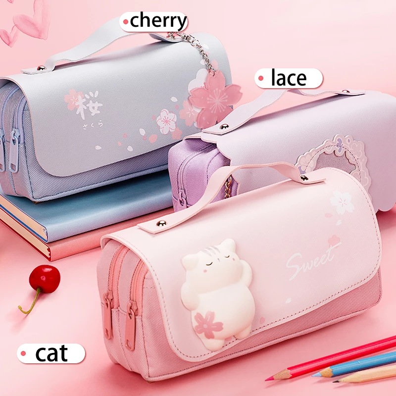 Stationery And Office Supply Stores - Fournitures scolaires Kawaii papeterie école étuis