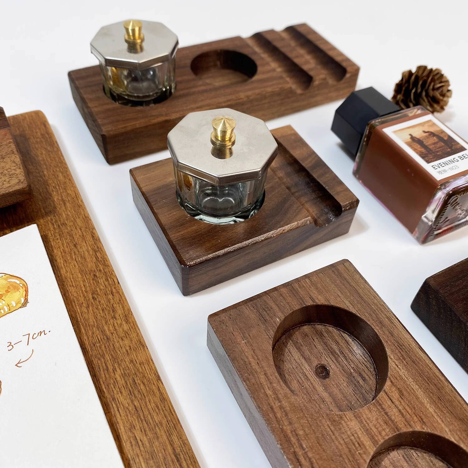 Calligraphy Ink Bottle - Support de stylo à Base d'encre,