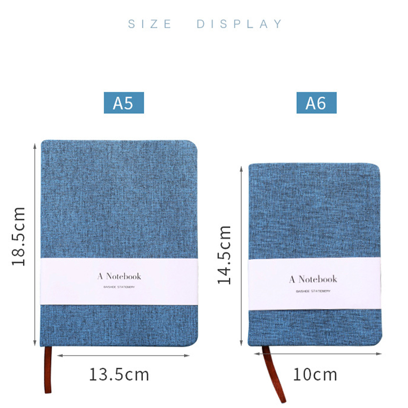 Carnet à couverture en tissu A - Notebook Dotted A5 avis et prix