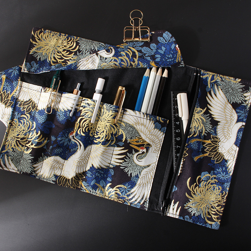 Étui à crayons en toile style  - Pencil Case Large avis et prix