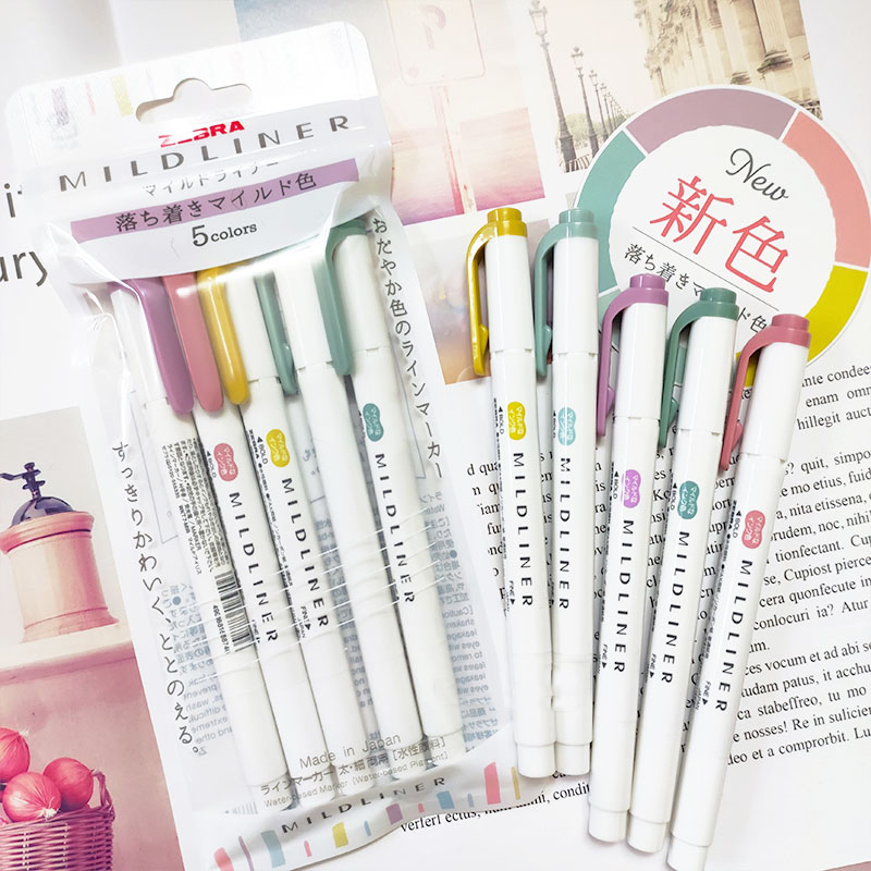 Marqueurs surligneurs zèbre mi - Highlighter Set Pastel avis et prix