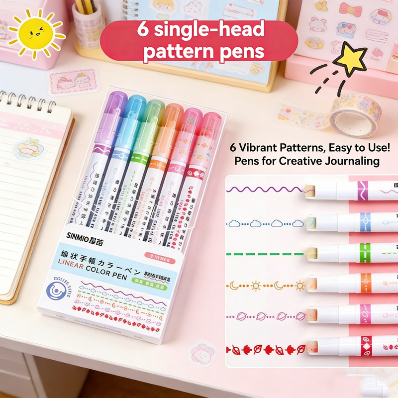 6-24 pièces/ensemble Stylo sur - Highlighter Set Pastel avis et prix