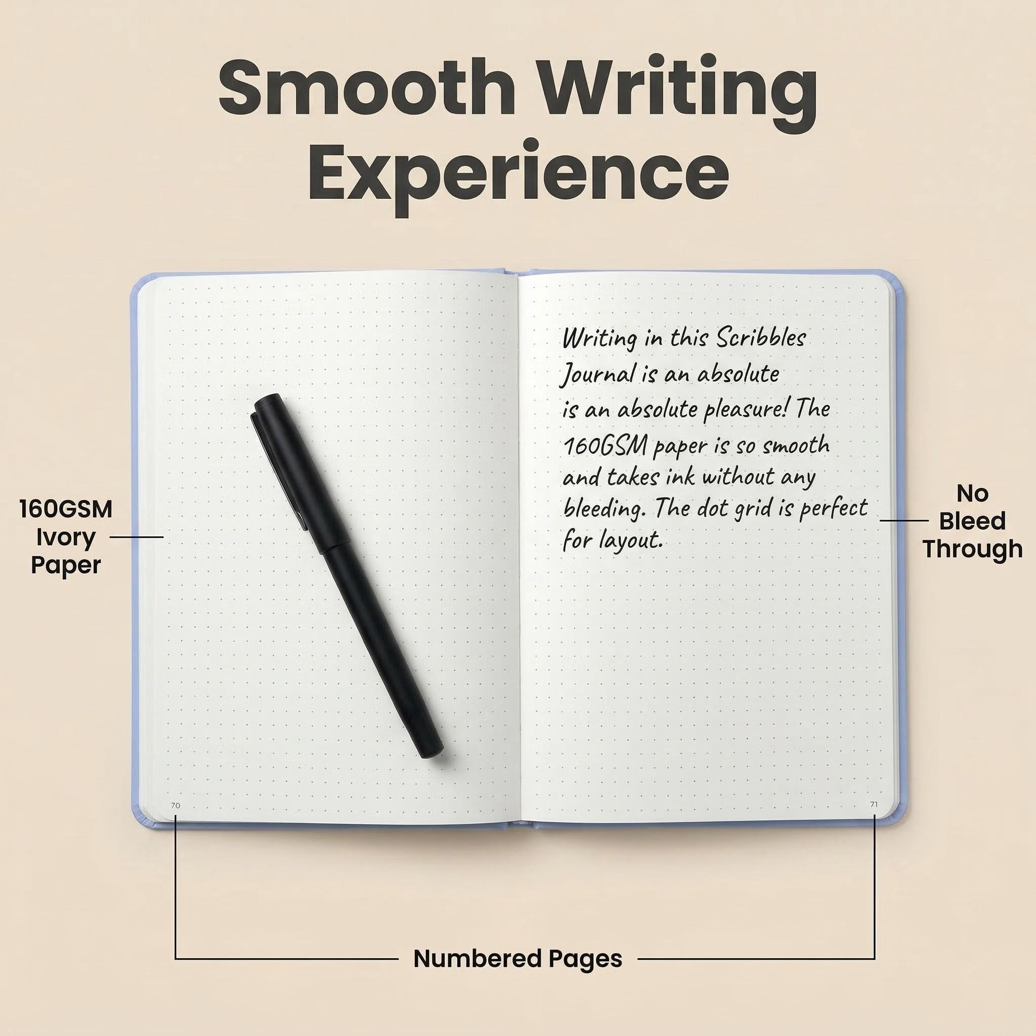 Carnet de notes A5 à grille de - Notebook Dotted A5 avis et prix