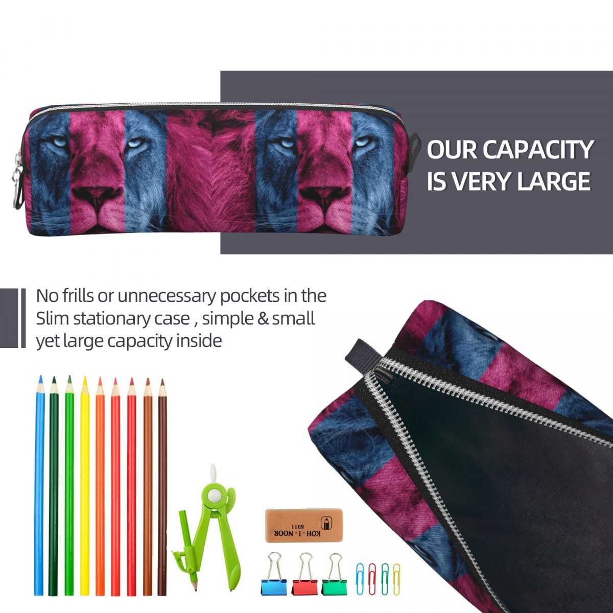 Aston Villa Lion – trousses à  - Lion Stationery & Office Supply(Kunshan)Co.Ltd avis et prix